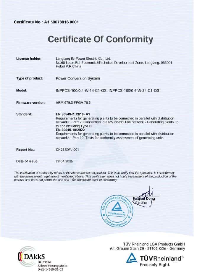 ACTIE | Gotion | Batería 211kWh | 100kW 4