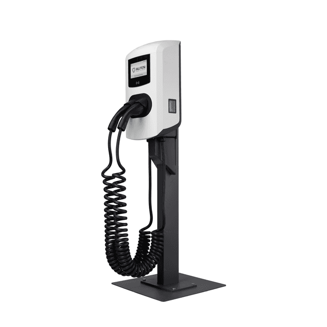 Alfen | Eve Double Plus | 22kW | 1x 32A | LBA | SCN | Incl. 2 spiraalkabels 2