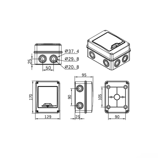 Bliq | ATS emergency power interruptor | 3-phase 3