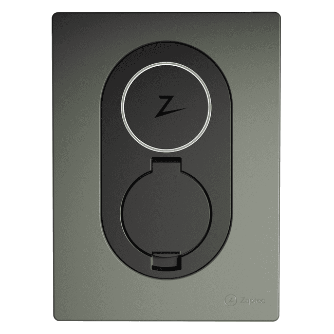 Zaptec Go & Go2 | Front Cover | Moss Green 1