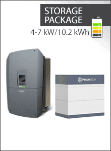 10.2 kWh Paquete almacenamiento - Kostal Plenticore G3 S + 2x Pylontech Force H3