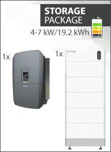 19.2 kWh Paquete almacenamiento - Kostal Plenticore G3 M + 5x Dyness Tower Pro