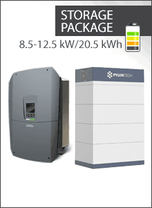 20.5 kWh Paquete almacenamiento - Kostal Plenticore G3 M + 4x Pylontech Force H3