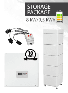RCT Power 8kW Inversor + 9.5kWh Batería Paquete