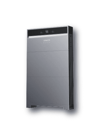 Anker Solix X1-H8K-T 3PH-voedingsmodule y 10 kWh-Paquete almacenamiento