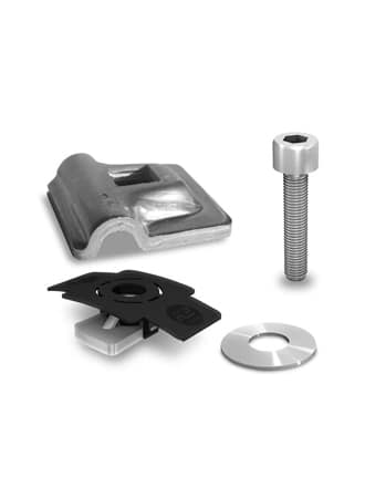 K2 Bliksembeveiligingsklem multi aluminium 8mm set