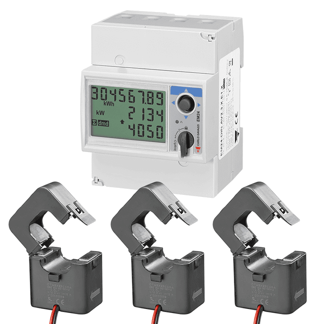 Carlo Gavazzi | Medidor energía + Stroomtransformator | 250A /5A