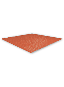 K2 SingleHook FlatTile sheet metal red