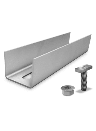 K2 Solid Rail UL+L Rail connector set