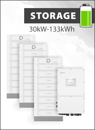 Solis S6 EH3P30K-H-EU y Dyness Stack 100 133 kWh Paquete almacenamiento 