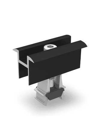 K2 Universal center clamp OneMid 30-42 mm, negro geanodiseerd