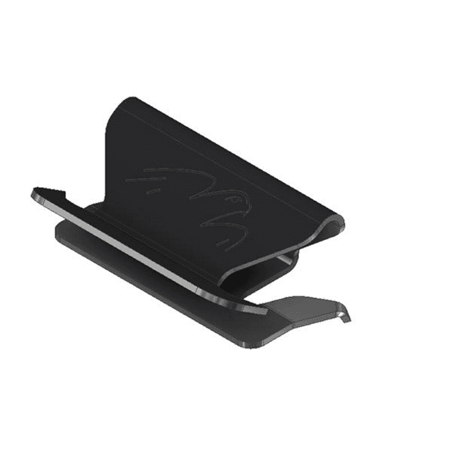 Van der Valk | ValkCableCare | Acero inoxidable Potentiaal Vereffeningclip | negro