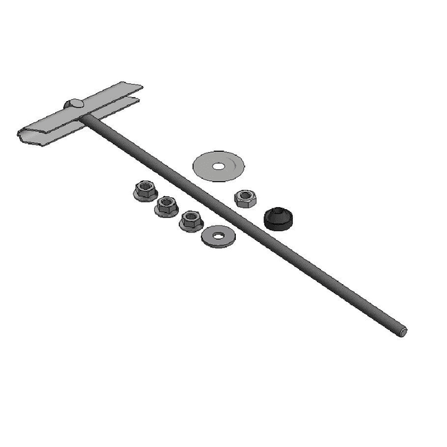 Van der Valk | ValkSolarFix | Acero inoxidable Tuimelanker | 400mm