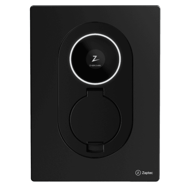 Zaptec | Go 2 | 22 kW | Asphalt Negro