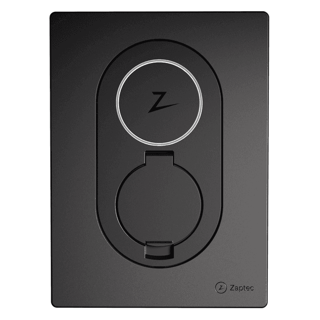 Zaptec | Go | 22 kW | Asphalt Negro