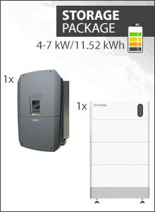 11.52 kWh Paquete almacenamiento - Kostal Plenticore G3 S + 3x Dyness Tower Pro