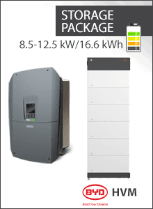 16.6 kWh Paquete almacenamiento - Kostal Plenticore G3 M + 6x BYD HVM (solo Duitse markt)