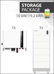 19.2 kWh Paquete almacenamiento - Solis S6-EH3P-10K  + 5x Dyness Tower Pro