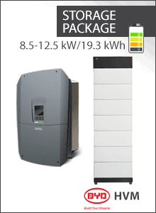 19.3 kWh Paquete almacenamiento - Kostal Plenticore G3 M + 7x BYD HVM