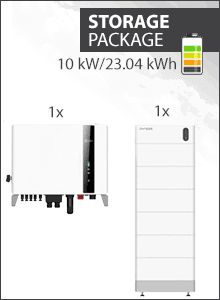 23.04  kWh Paquete almacenamiento - Solis S6-EH3P-10K  + 6x Dyness Tower Pro