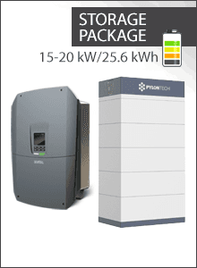 25.6 kWh Paquete almacenamiento - Kostal Plenticore G3 L + 5x Pylontech Force H3