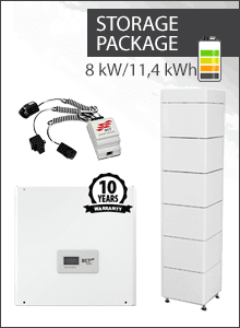RCT Power 8 kW Inverter + 11.4 kWh Battery Package