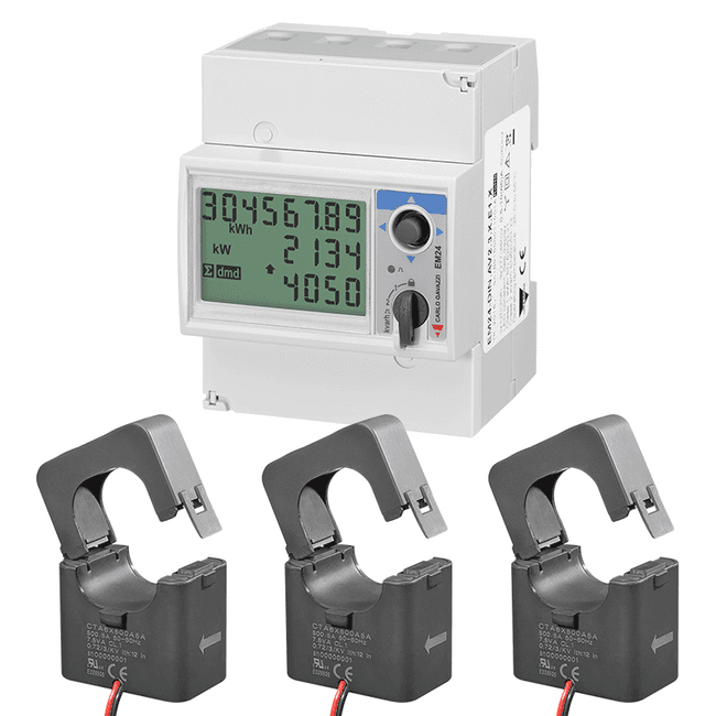 Carlo Gavazzi Carlo Gavazzi | Medidor energía + Stroomtransformator |  400A /5A