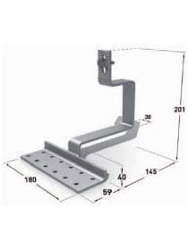 Renusol gancho de techo roestvrij staal Tegola Portoghese (geen houtschroef)