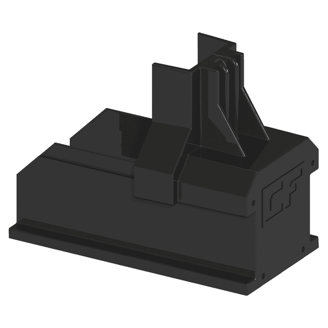 Enstall | ClickFit Evo | End Cap montage rail | negro