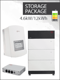 Solis 1PH 4.6kW Storage Hybrid / BYD LVS 12kWh Package 