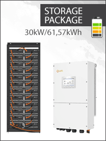 Pylontech Solis S6 3PH 30kW & Pylon Powercube M1 61.57kWh Package
