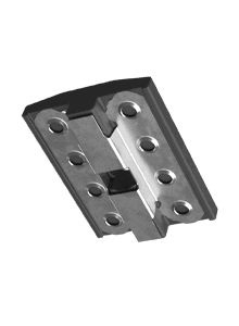 Esdec Universal center clamp con potentiaalvereffening - negro