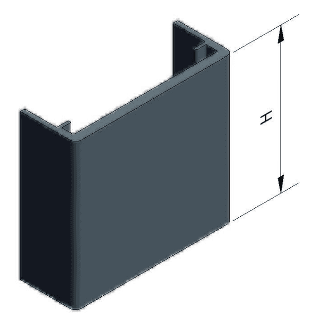 Van Der Valk Van der Valk | Geanodiseerde End Cap | 30 mm | negro