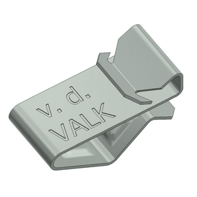 Van Der Valk Van der Valk | ValkCableCare | Acero inoxidable kabelklem klein