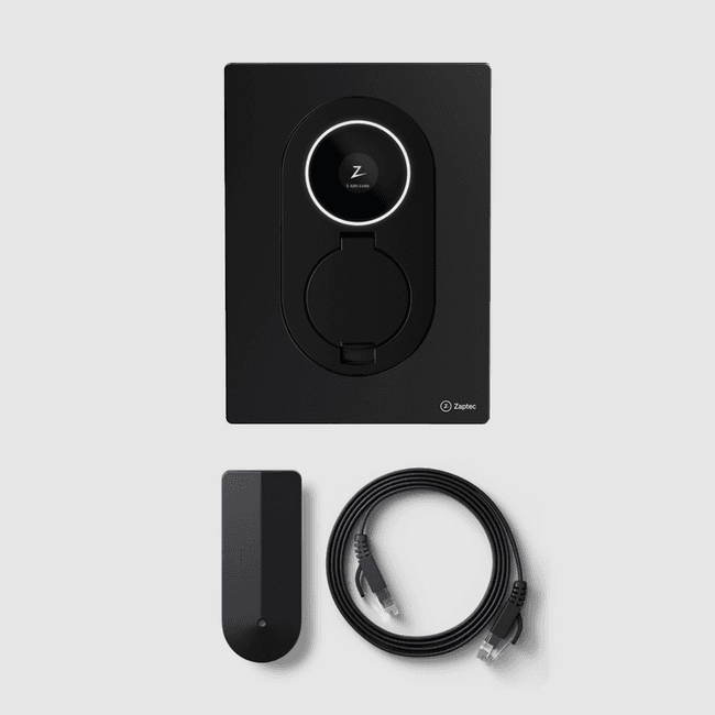Zaptec | GO 2 | 22 kW | Asphalt Negro | incl. Tibber Pulse