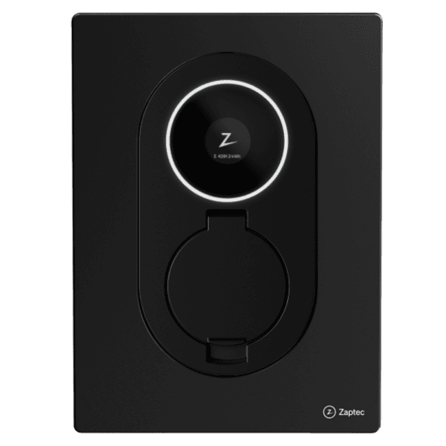 Zaptec | Go 2 | 22 kW | Asphalt Negro
