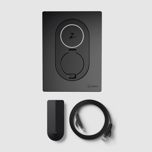 Zaptec | GO | 22 kW | Asphalt Negro | incl. Tibber Pulse