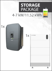 11.52 kWh Paquete almacenamiento - Kostal Plenticore G3 S + 3x Dyness Tower Pro