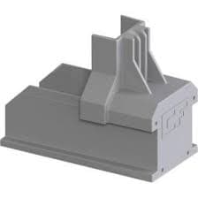 Esdec ClickFit EVO Riel de montaje End Cap gris