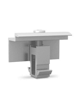 K2 DomeClamp eindklemmen Zilver 30-50 mm set