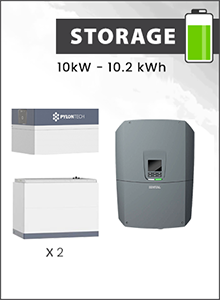 10.2 kWh Opslagpakket - 10kW Kostal Plenticore G3 M + 2x Pylontech Force H3
