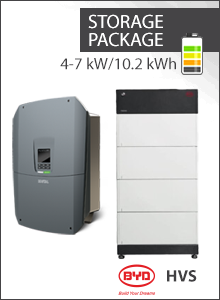 10.2 kWh Opslagpakket - Kostal Plenticore G3 S + 4x BYD HVS