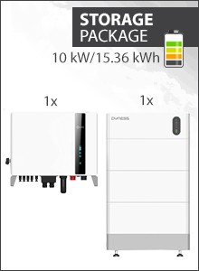 15.36 kWh Opslagpakket - Solis S6-EH3P-10K  + 4x Dyness Tower Pro