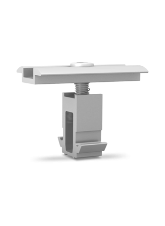 DomeClamp Middenklem Zilver 30-50 mm