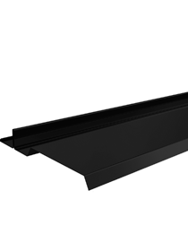 InterSole Gutter SIDE flat tiles (black)