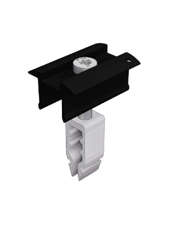 Mid Clamp Classic Wide 30-40mm Black