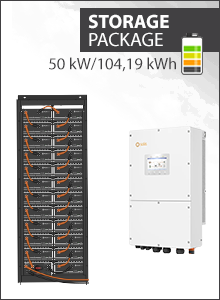 Solis S6 3PH 50kW & Pylon Powercube M1 104.19kWh Pakket