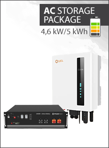 Solis S6 EA1P 4.6K AC Omvormer + Pylontech US5000 Batterij Pack 